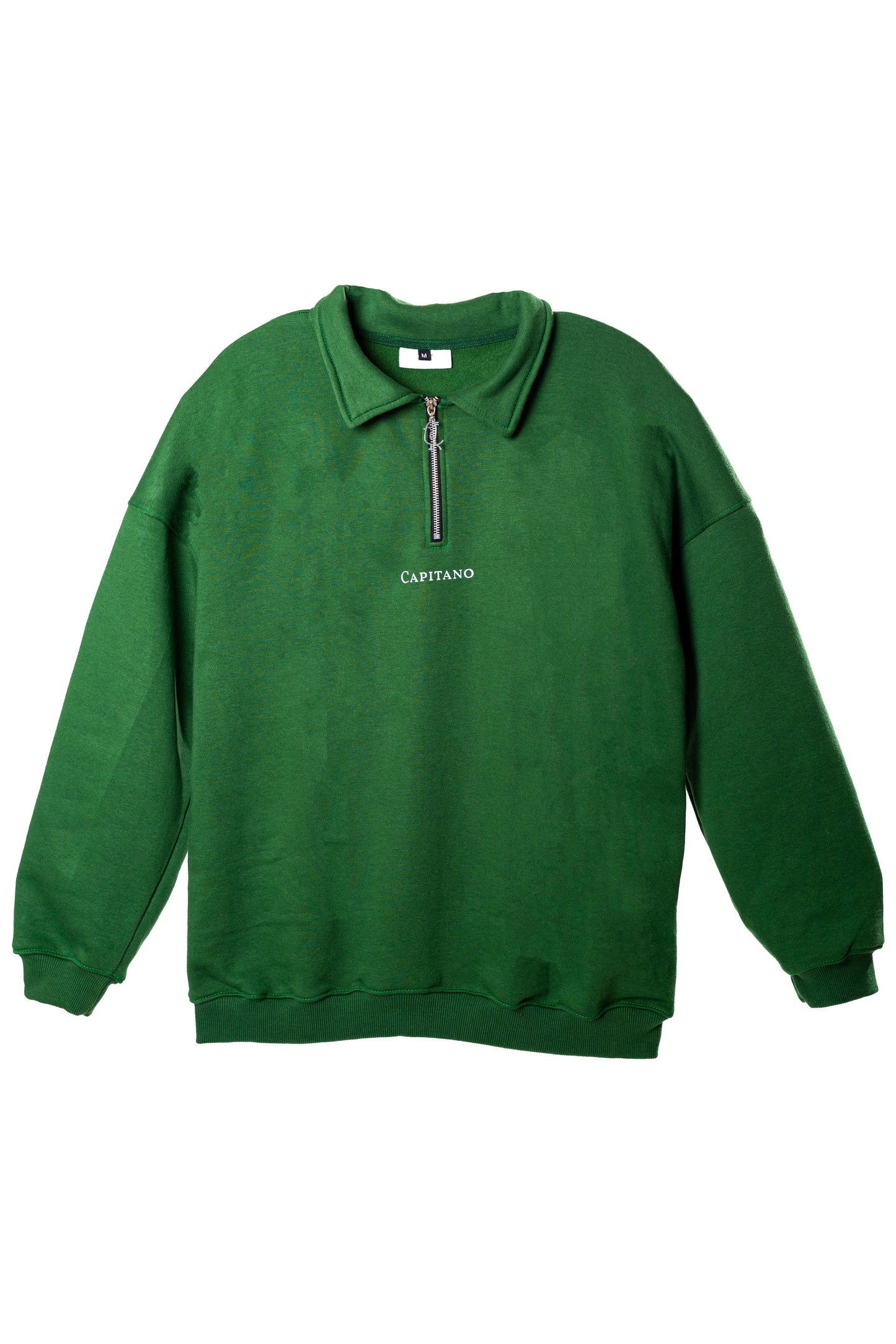SUDADERA HALFZIP VERDE