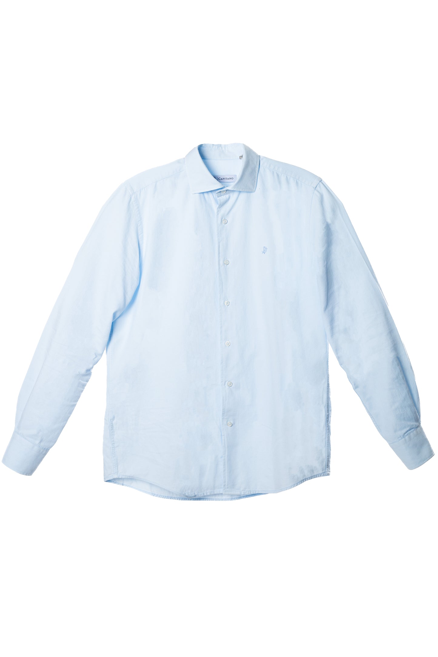 CAMISA MINIESTRUCTURA CELESTE
