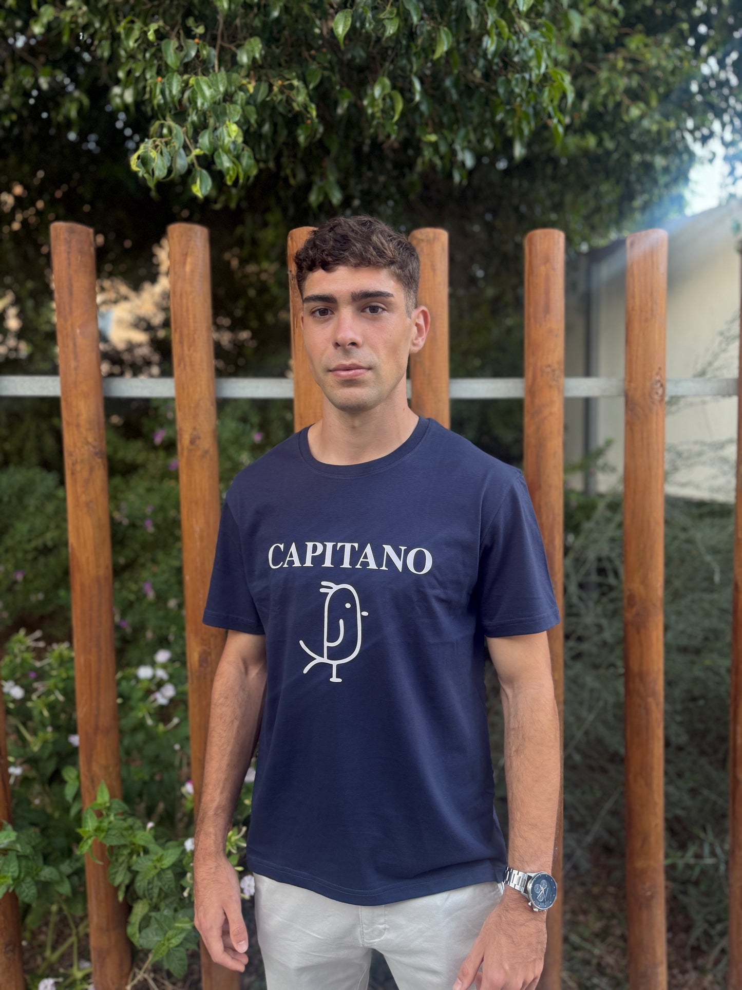 CAMISETA ''CAPITANO'' AZUL MARINO