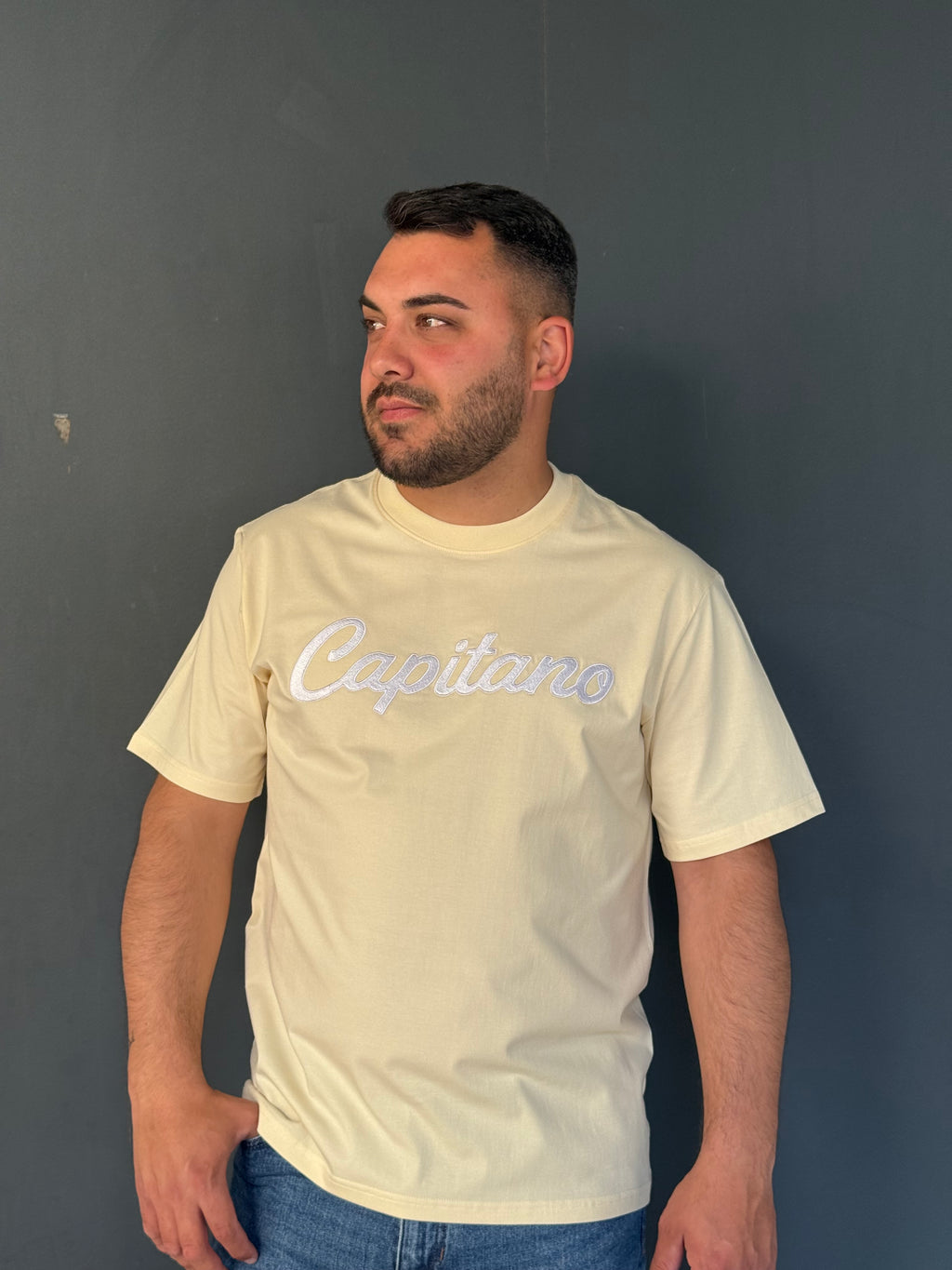 CAMISETA "CAPITANO" AMARILLA
