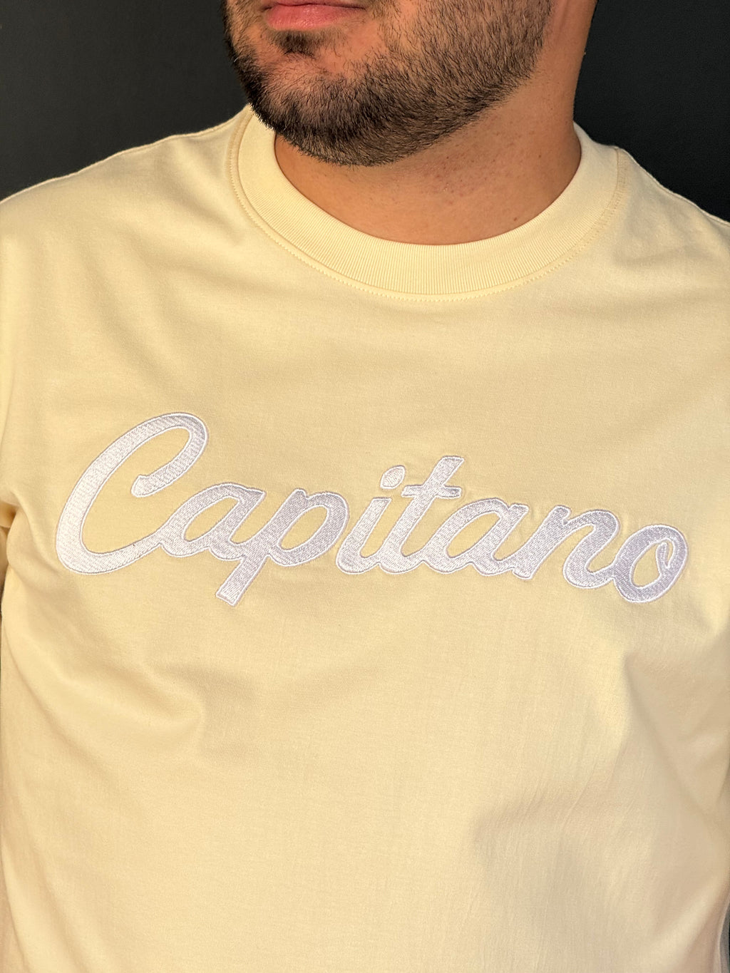 CAMISETA "CAPITANO" AMARILLA