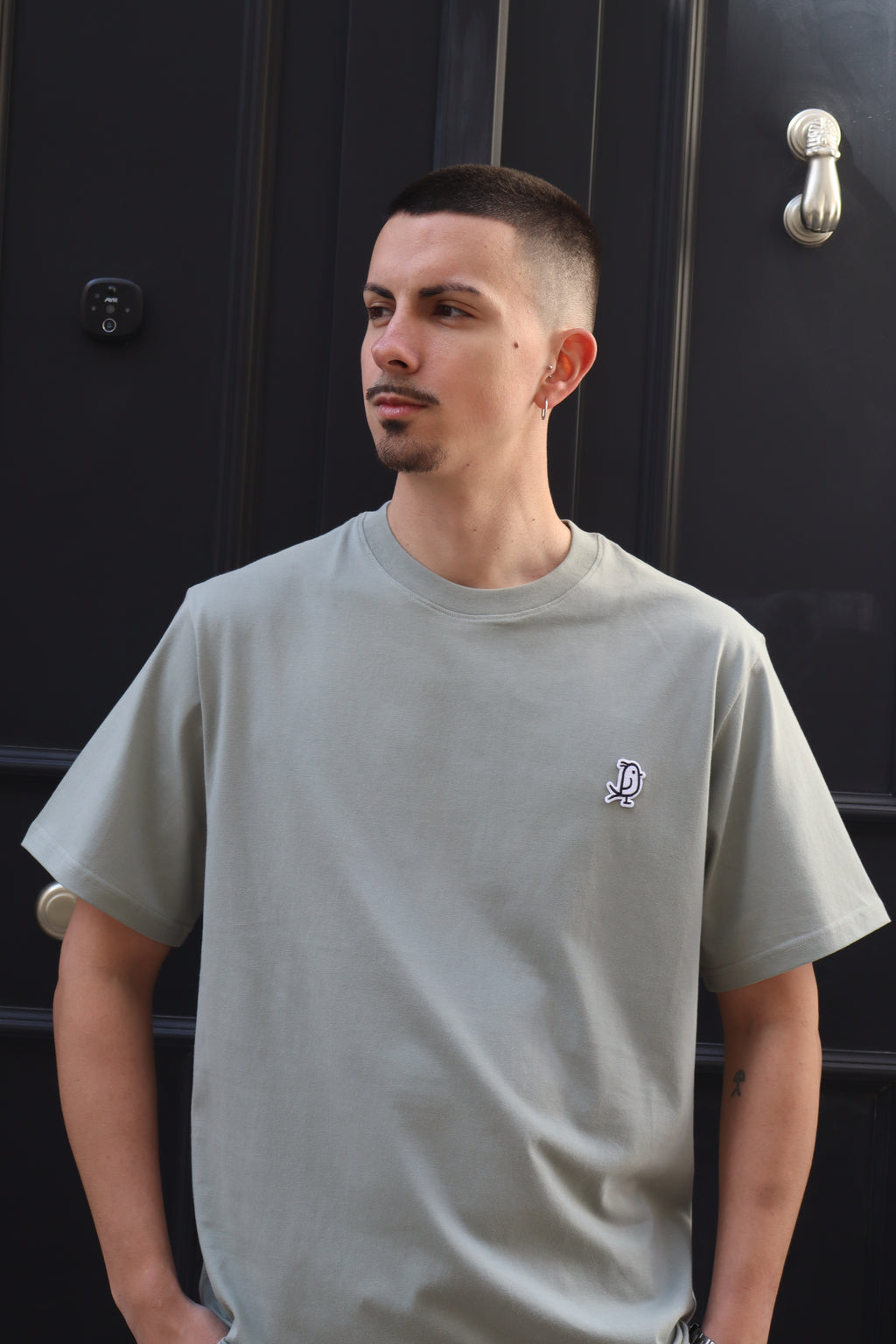 CAMISETA BASICA ''CAPITANO'' VERDE OLIVA