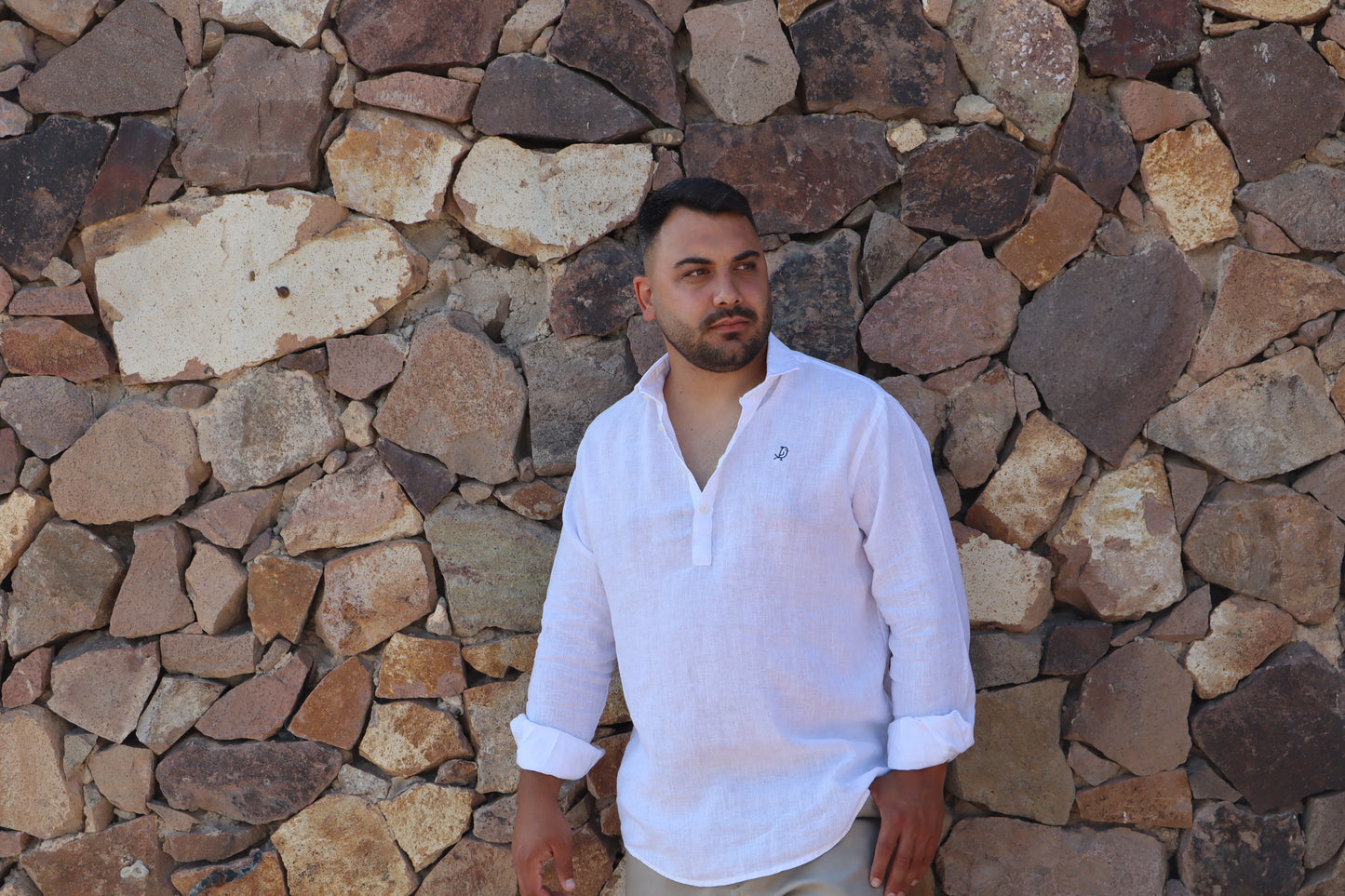 POLERA LINO BLANCA