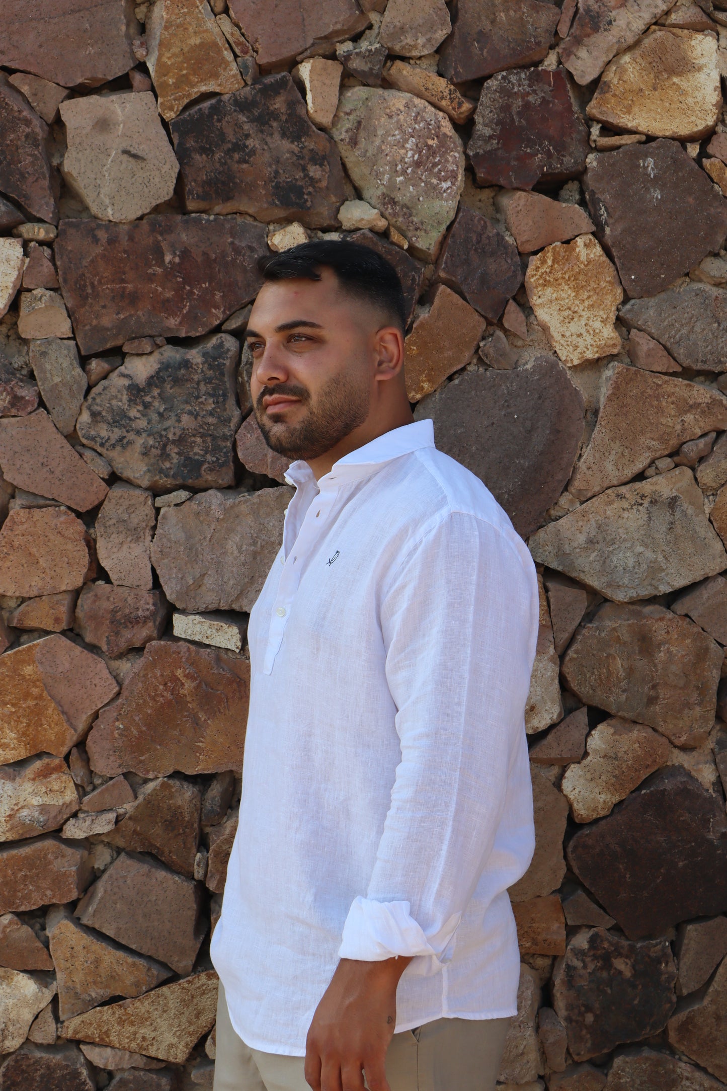 POLERA LINO BLANCA