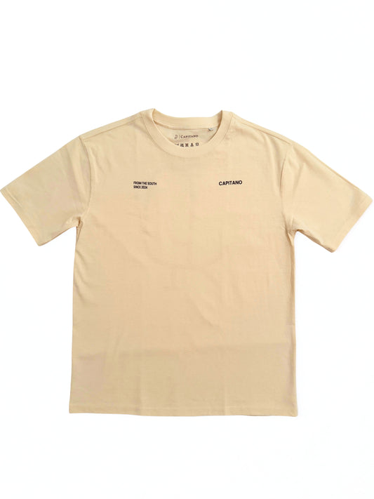 CAMISETA ''FROM THE SOUTH'' CREMA