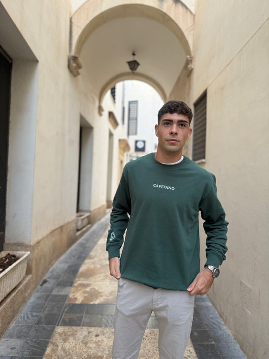 SUDADERA ''CAPITANO'' VERDE