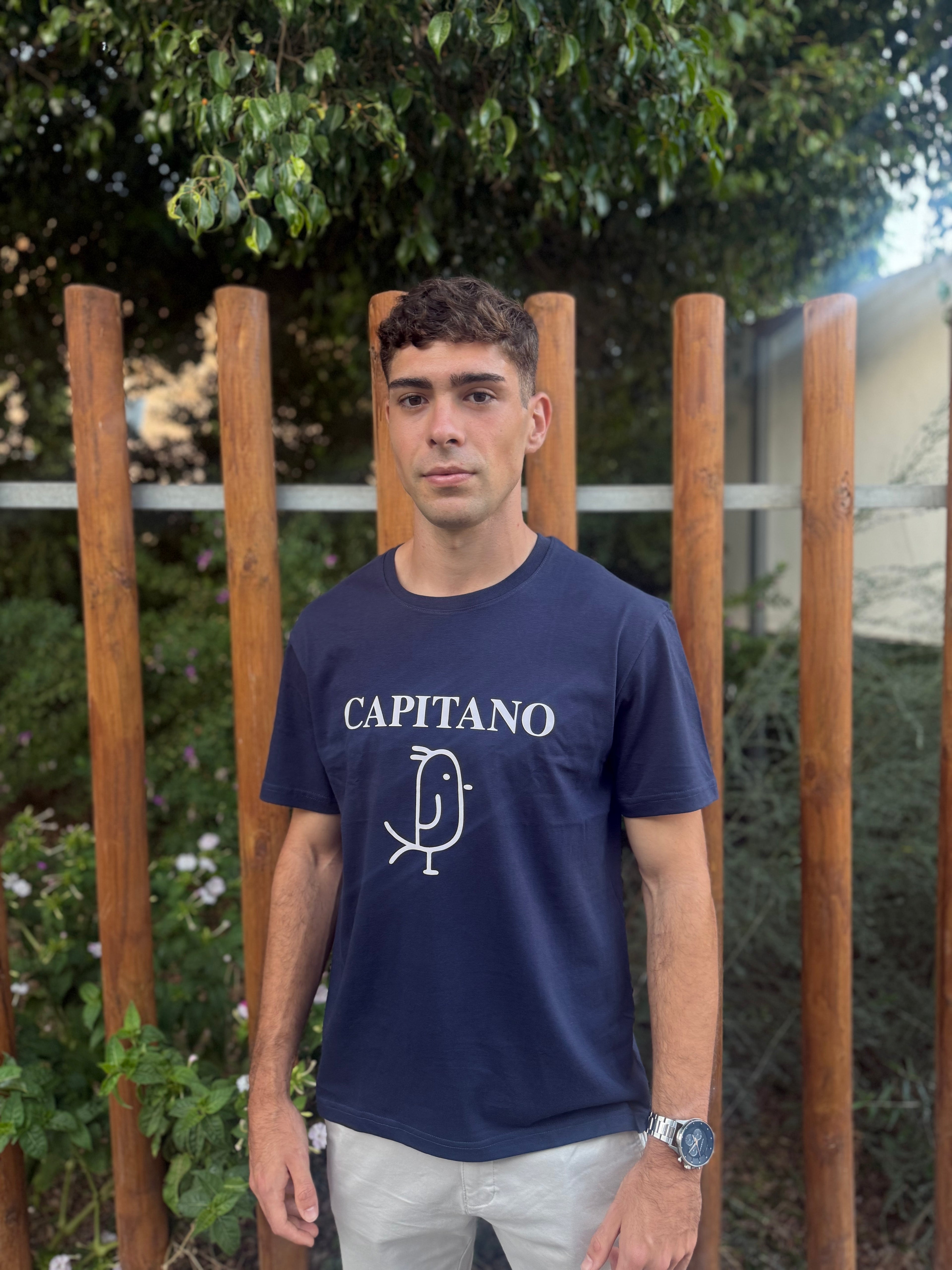CAMISETA ''CAPITANO'' AZUL MARINO