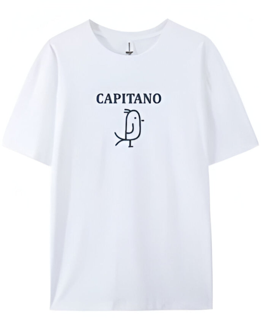 CAMISETA ''CAPITANO'' BLANCA